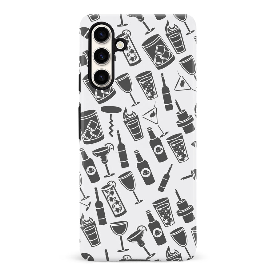 Samsung Galaxy S23 FE Cocktails & Dreams Phone Case in White