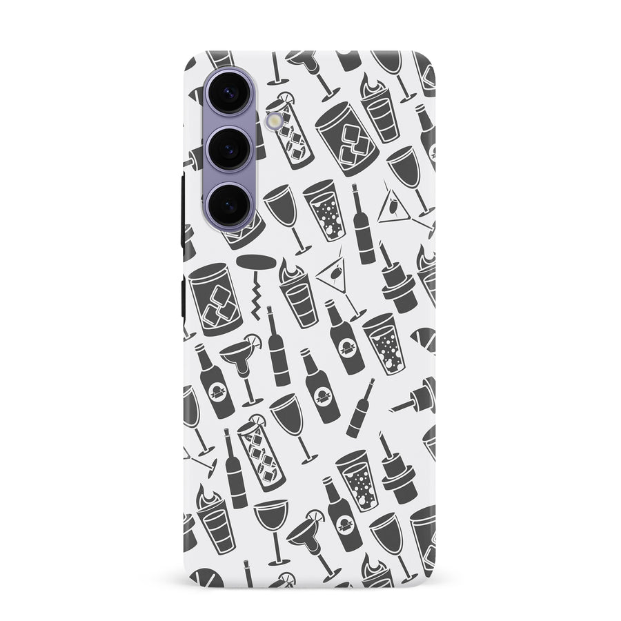 Samsung Galaxy S24 Plus Cocktails & Dreams Phone Case in White