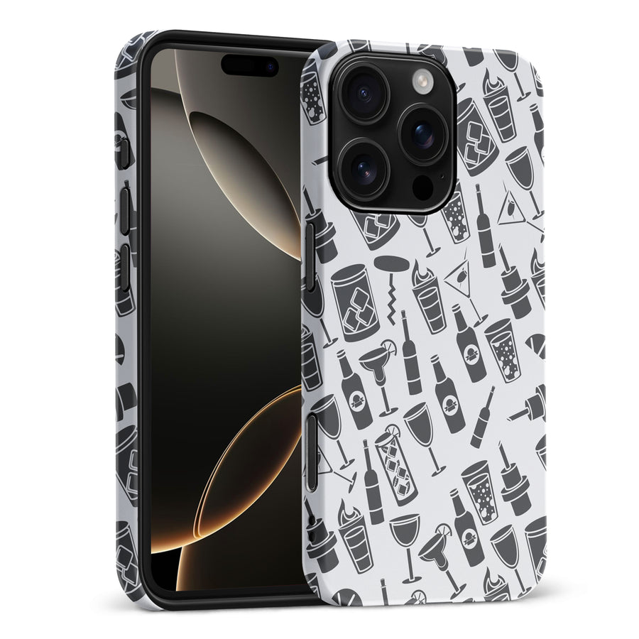 iPhone 16 Pro Max Cocktails & Dreams Phone Case in White
