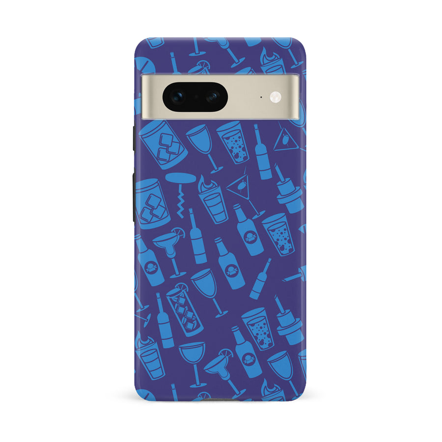 Google Pixel 7 Cocktails & Dreams Phone Case in Blue