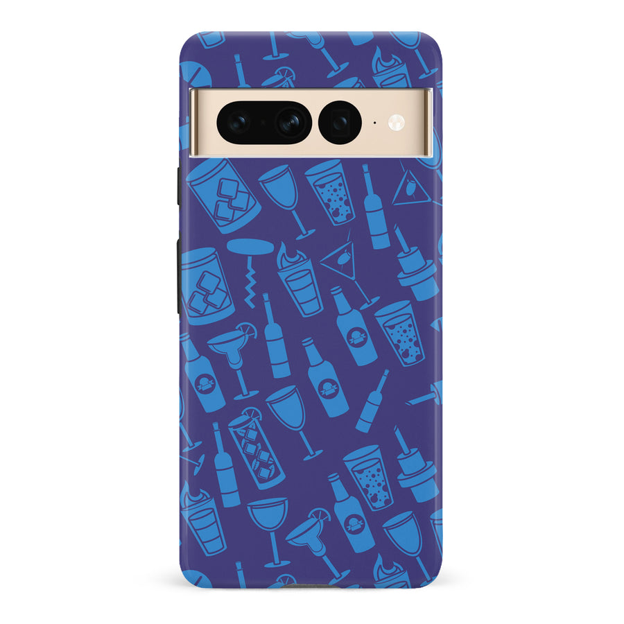 Google Pixel 7 Pro Cocktails & Dreams Phone Case in Blue
