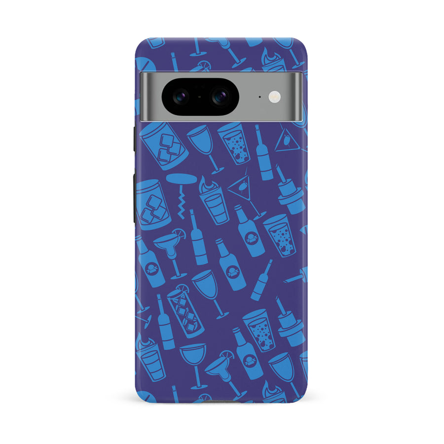 Google Pixel 8 Cocktails & Dreams Phone Case in Blue