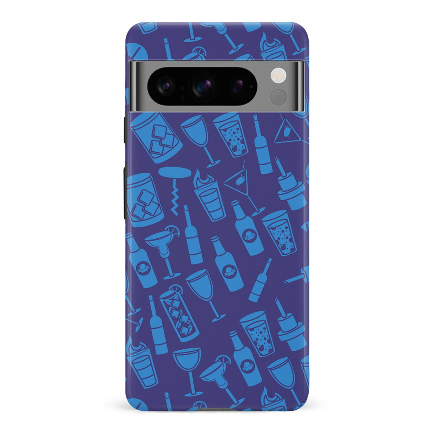 Google Pixel 8 Pro Cocktails & Dreams Phone Case in Blue