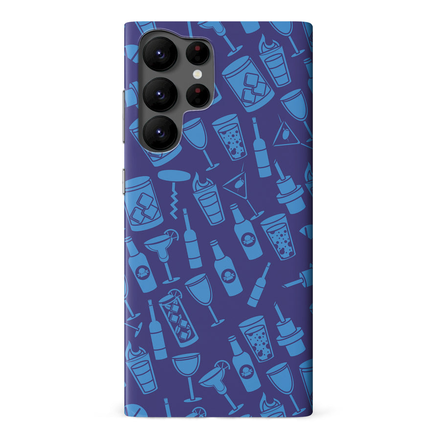 Samsung Galaxy S22 Ultra Cocktails & Dreams Phone Case in Blue