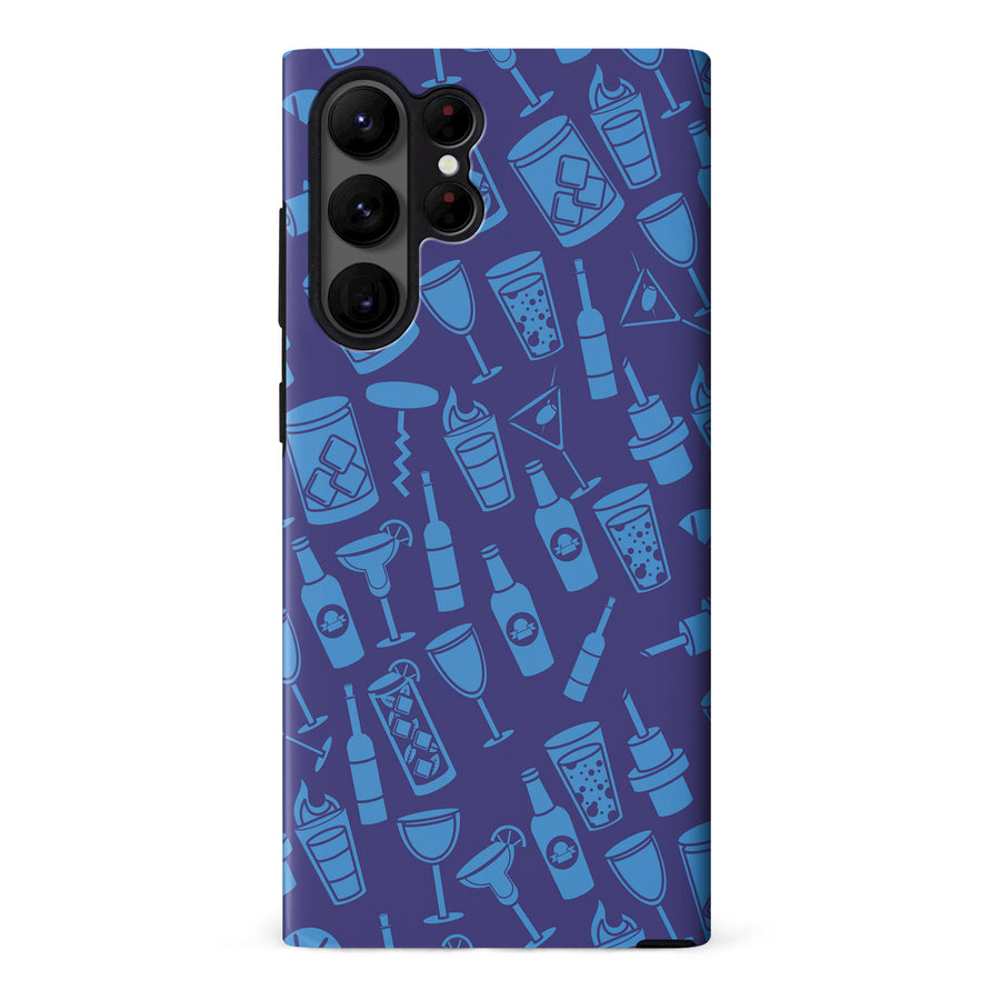Samsung Galaxy S23 Ultra Cocktails & Dreams Phone Case in Blue