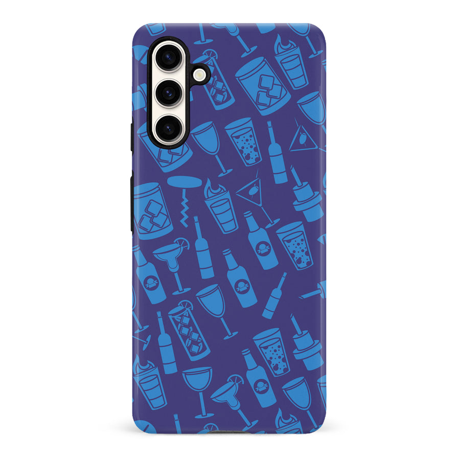 Samsung Galaxy S23 FE Cocktails & Dreams Phone Case in Blue