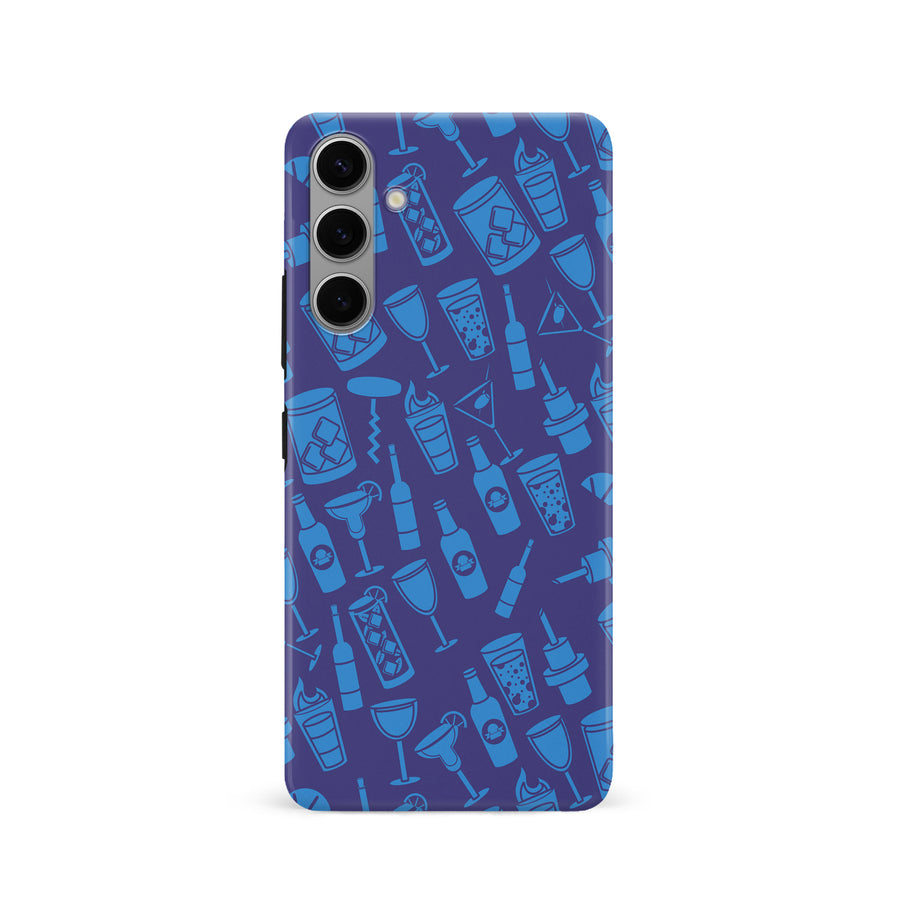Samsung Galaxy S24 Cocktails & Dreams Phone Case in Blue