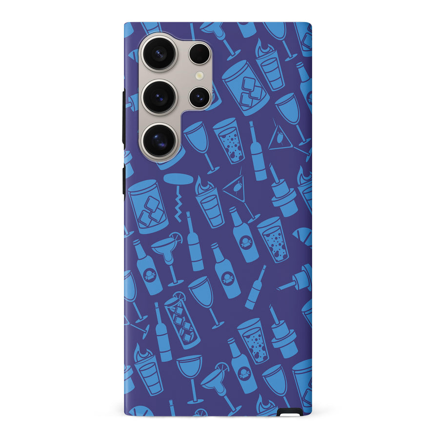 Samsung Galaxy S24 Ultra Cocktails & Dreams Phone Case in Blue