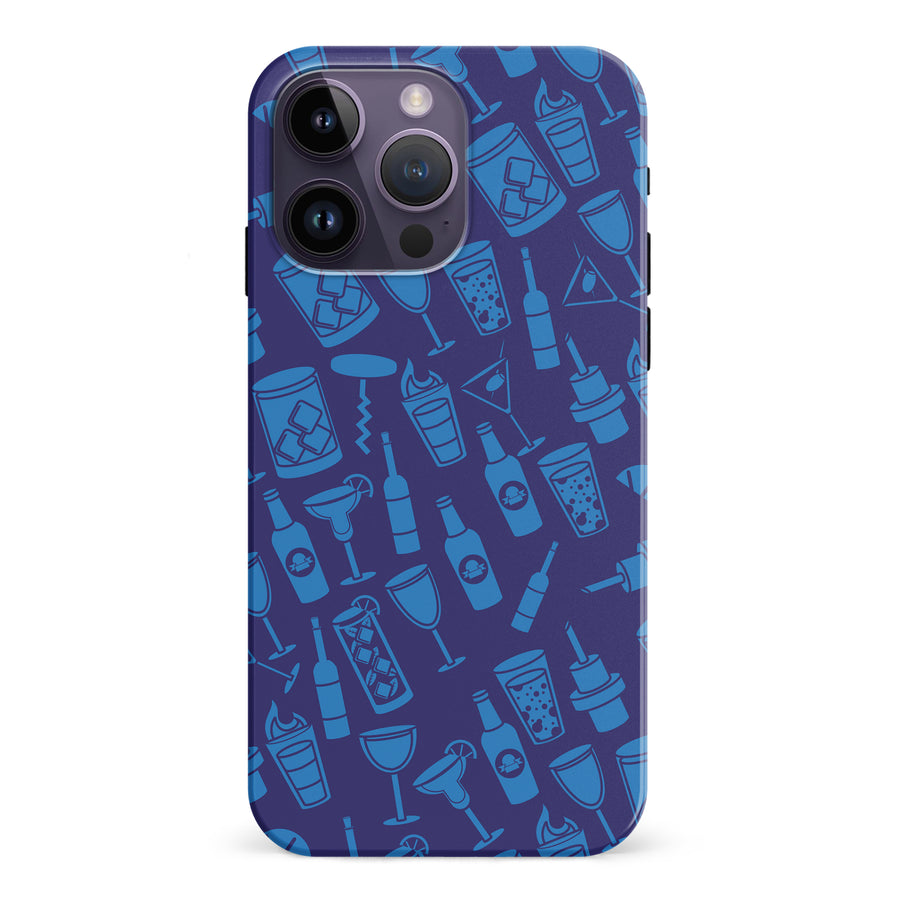iPhone 15 Pro Cocktails & Dreams Phone Case in Blue
