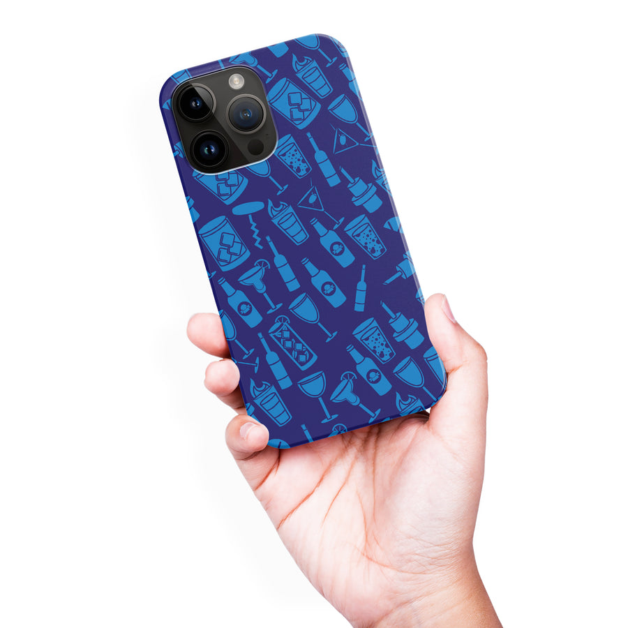iPhone 15 Pro Max Cocktails & Dreams Phone Case in Blue