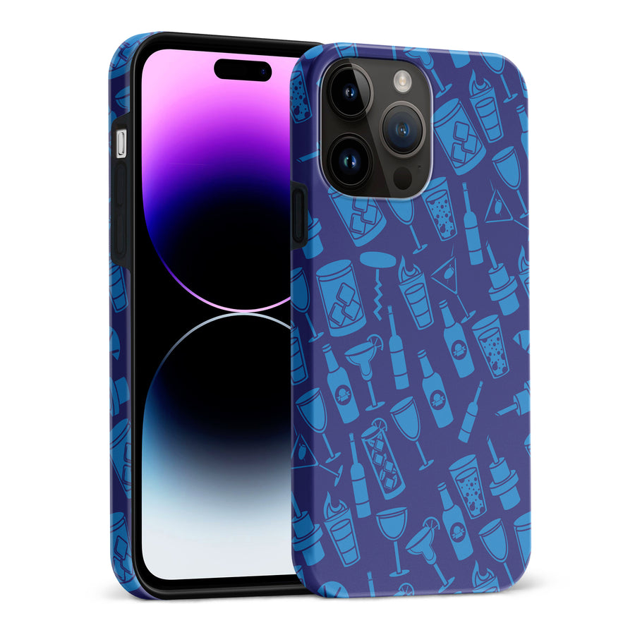 iPhone 15 Pro Max Cocktails & Dreams Phone Case in Blue