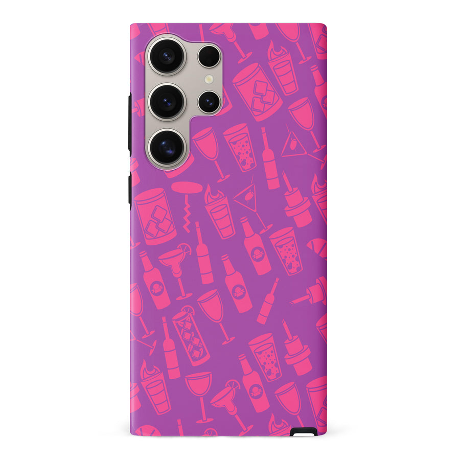 Samsung Galaxy S24 Ultra Cocktails & Dreams Phone Case in Magenta