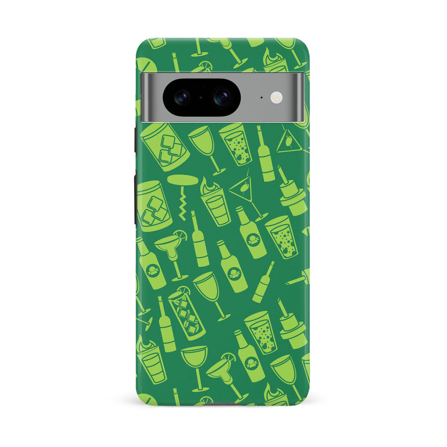 Google Pixel 8 Cocktails & Dreams Phone Case in Green