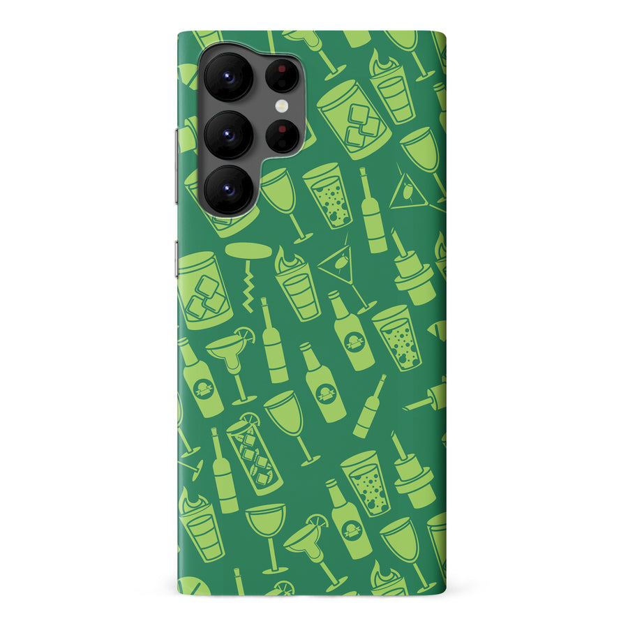 Samsung Galaxy S22 Ultra Cocktails & Dreams Phone Case in Green