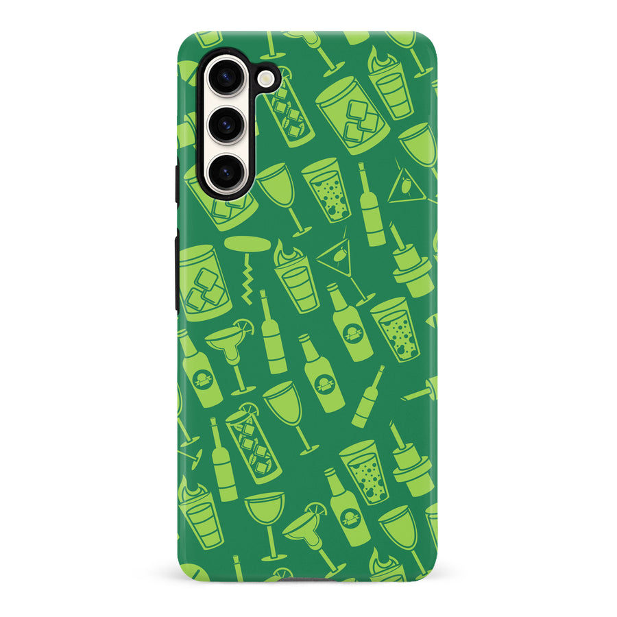 Samsung Galaxy S23 Cocktails & Dreams Phone Case in Green