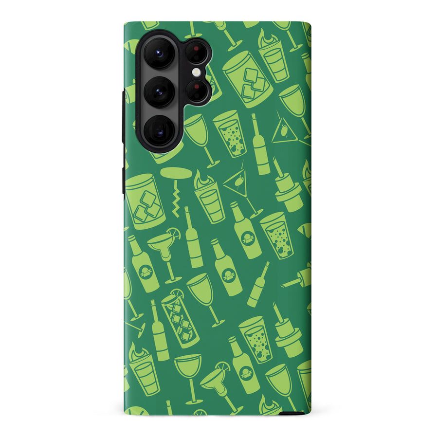 Samsung Galaxy S23 Ultra Cocktails & Dreams Phone Case in Green