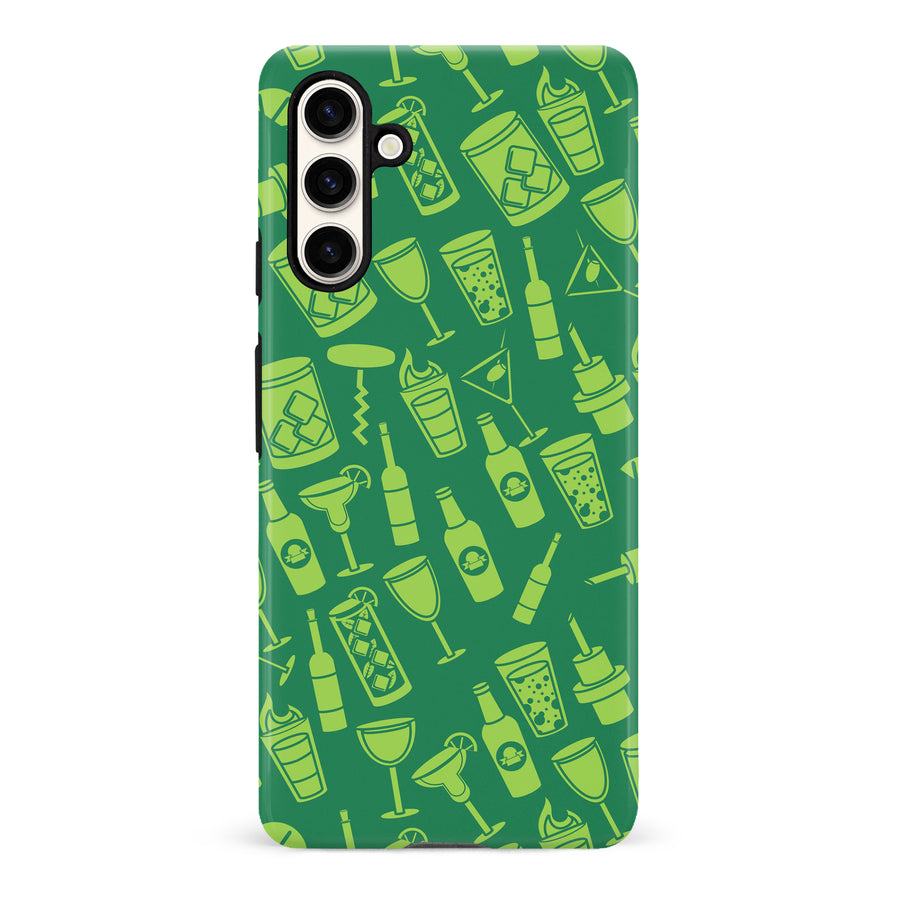 Samsung Galaxy S23 FE Cocktails & Dreams Phone Case in Green