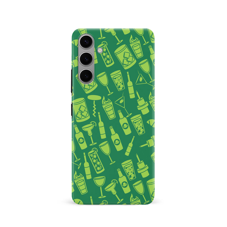 Samsung Galaxy S24 Cocktails & Dreams Phone Case in Green