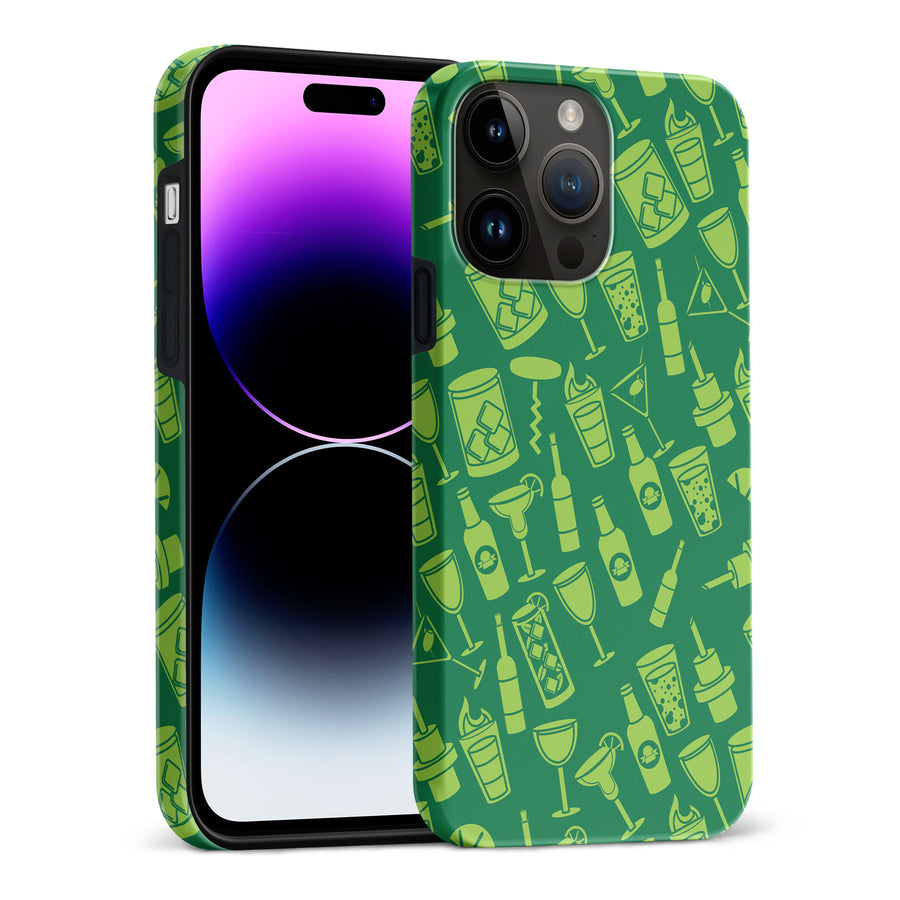iPhone 15 Pro Max Cocktails & Dreams Phone Case in Green