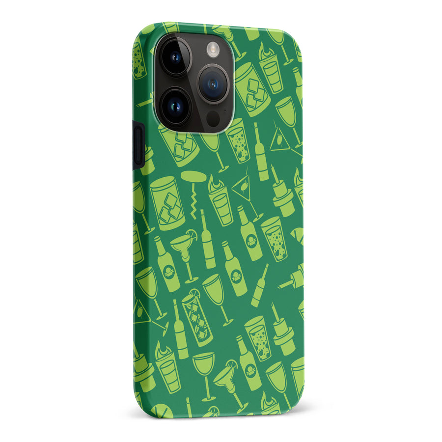iPhone 15 Pro Max Cocktails & Dreams Phone Case in Green