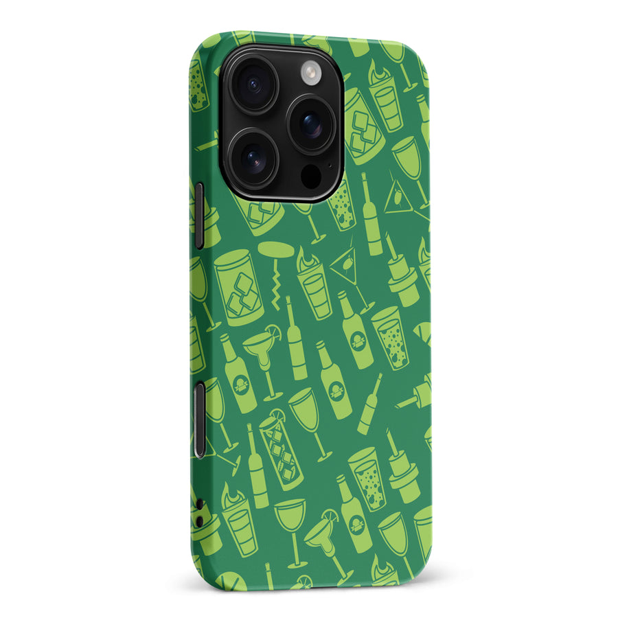 iPhone 16 Pro Max Cocktails & Dreams Phone Case in Green