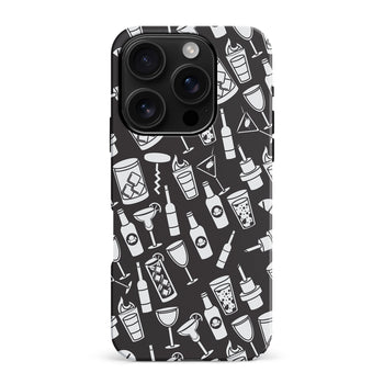 iPhone 16 Pro Max Cocktails & Dreams Phone Case in Black