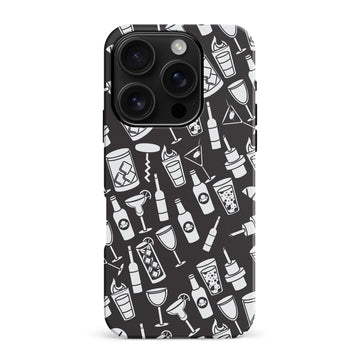 iPhone 16 Pro Max Cocktails & Dreams Phone Case in Black