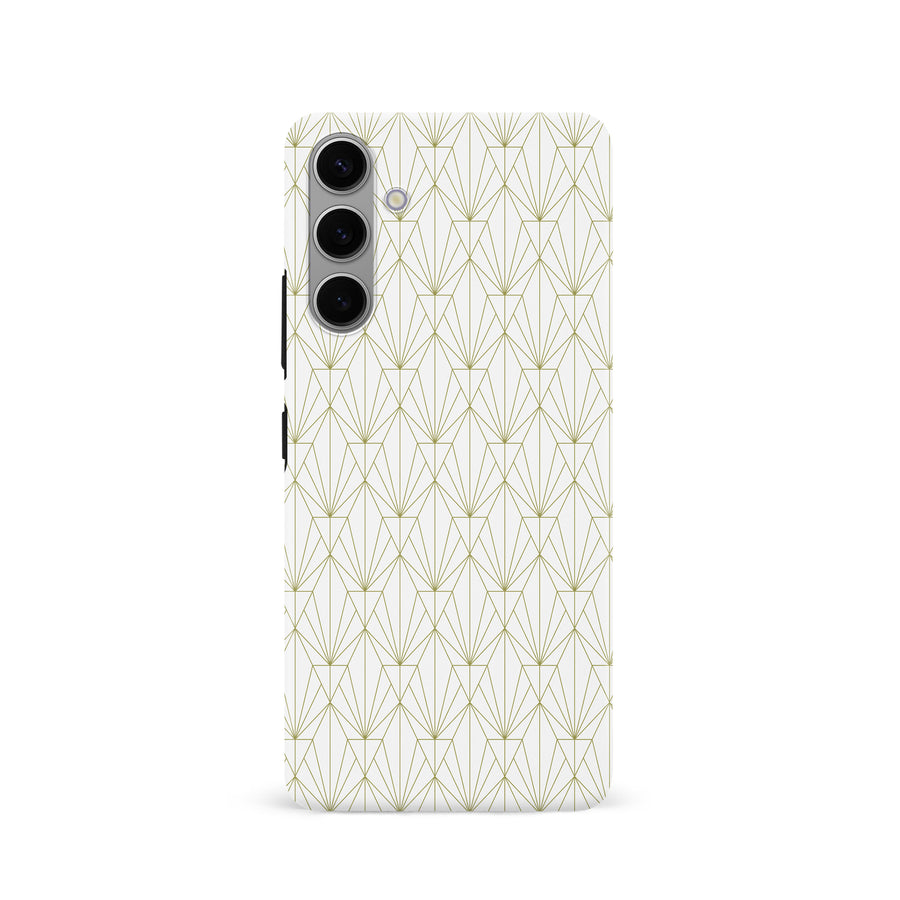 Showcase Art Deco Phone Case - White
