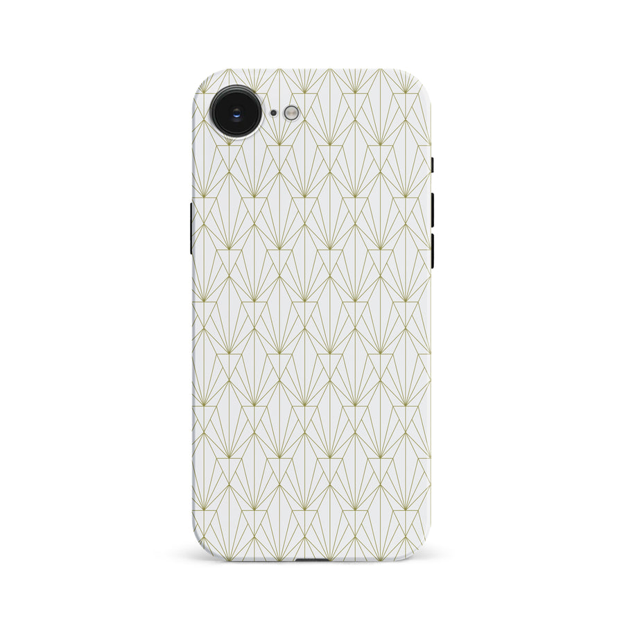 Showcase Art Deco Phone Case - White