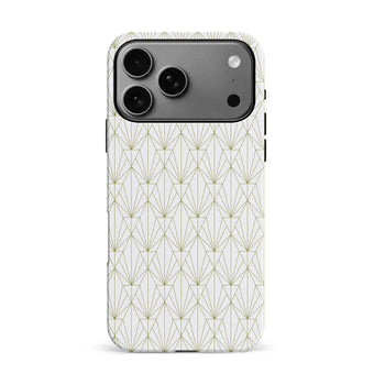 iPhone 17 Pro Max Showcase Art Deco Phone Case White