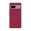 Google Pixel 8A Showcase Art Deco Phone Case in Maroon