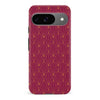Google Pixel 9 Showcase Art Deco Phone Case in Maroon