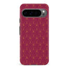 Google Pixel 9 Pro Showcase Art Deco Phone Case in Maroon