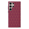 Samsung Galaxy S24 Ultra Showcase Art Deco Phone Case in Maroon