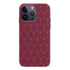 iPhone 15 Pro Showcase Art Deco Phone Case in Maroon