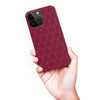 iPhone 15 Pro Max Showcase Art Deco Phone Case in Maroon