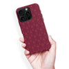 iPhone 16 Pro Max Showcase Art Deco Phone Case in Maroon