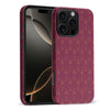 iPhone 16 Pro Max Showcase Art Deco Phone Case in Maroon