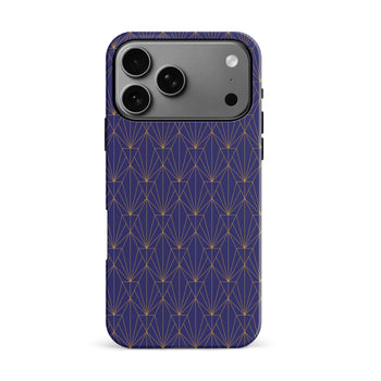 iPhone 17 Pro Max Showcase Art Deco Phone Case Purple