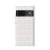 Google Pixel 6 Iconic Art Deco Phone Case in White