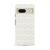 Google Pixel 7 Iconic Art Deco Phone Case in White