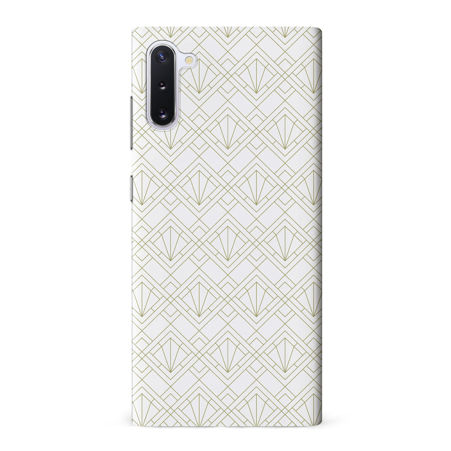 Samsung Galaxy Note 10 Iconic Art Deco Phone Case in White