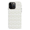 iPhone 15 Pro Max Iconic Art Deco Phone Case in White