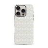 iPhone 16 Pro Iconic Art Deco Phone Case in White