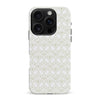 iPhone 16 Pro Max Iconic Art Deco Phone Case in White