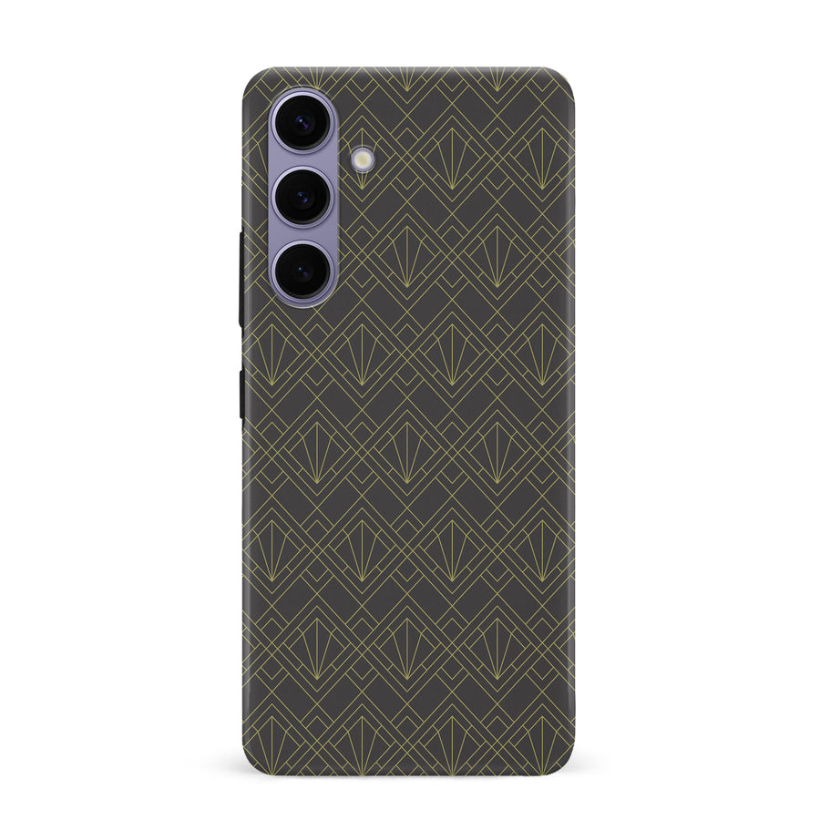 Samsung Galaxy S24 Plus Iconic Art Deco Phone Case - Black