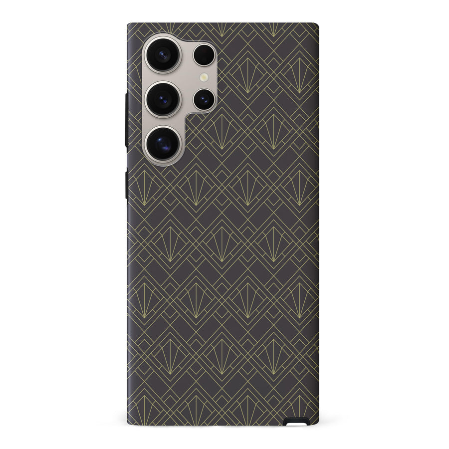 Samsung Galaxy S24 Ultra Iconic Art Deco Phone Case - Black