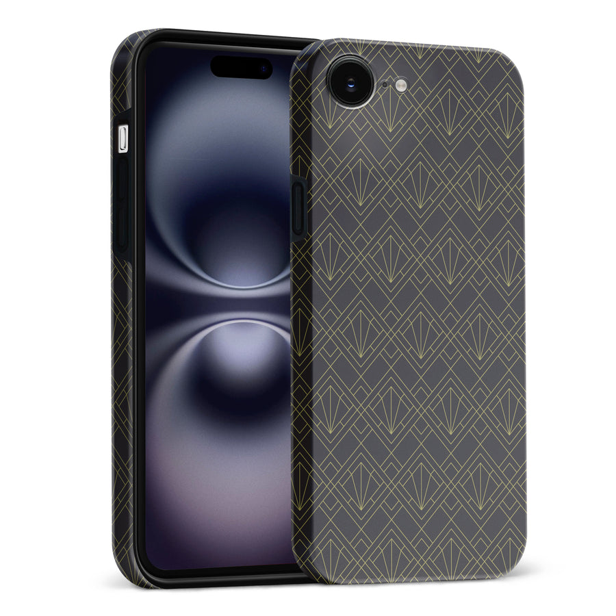 Iconic Art Deco Phone Case - Black