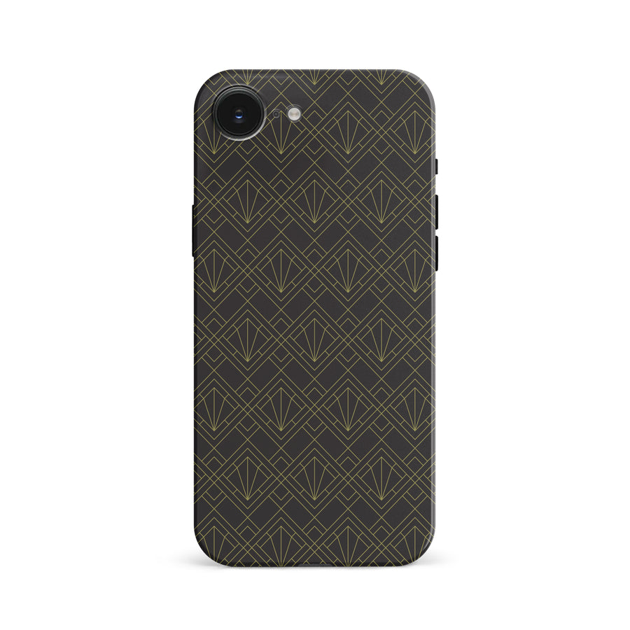 Iconic Art Deco Phone Case - Black