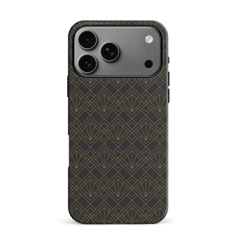 iPhone 17 Pro Max Iconic Art Deco Phone Case Black